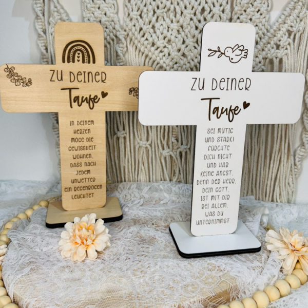 Kreuze für kirchliche Anlässe Taufe Konfirmation Kommunion Geldgeschenk 3mm und 4mm Holz zum Stellen und HängenSVG Laserdatei Laserfile Lasercut Svgdatei – Bild 23