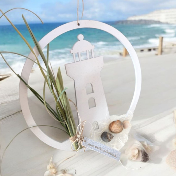 SVG Laserdatei Kranz Kränze 3er Set Maritim Moin Leuchtturm Heimathafen zum binden für Trockenblumen Geschenkidee SVG Datei – Bild 11