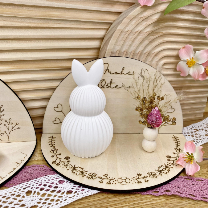 3mm und 4mm Kulisse für Gießteile und Kleinigkeiten Frühlingskulisse Teller zum dekorieren Dekoteller StänderSVG Laser Datei – Bild 4