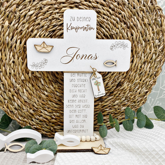 Kreuze für kirchliche Anlässe Taufe Konfirmation Kommunion Geldgeschenk 3mm und 4mm Holz zum Stellen und HängenSVG Laserdatei Laserfile Lasercut Svgdatei – Bild 13