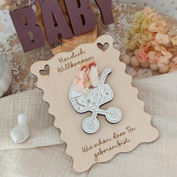 SVG Laser Datei - Karten zur geburt Baby geschenkidee zur Geburt für Blumen oder Geld Postkarten Grußkarten Laserdatei – Bild 33
