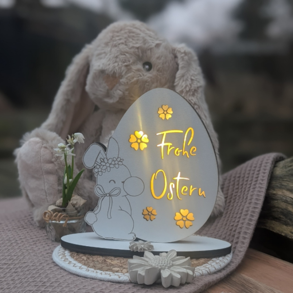 SVG Laser Datei Hase mit Ei Lichtei Lichtfigur beleuchtbar Osterdeko Lichtdatei 3mm und 4mm SVG Datei – Bild 14