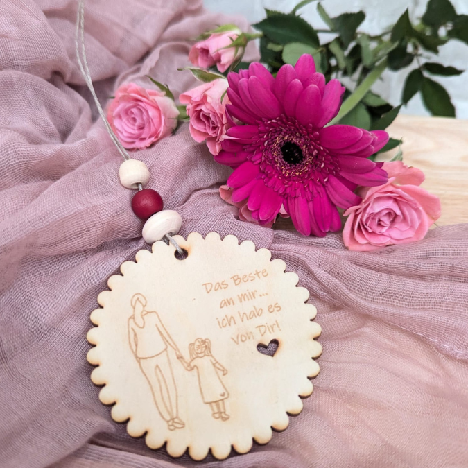 SVG Laserdatei Holzscheiben Mama Muttertag Mutterliebe für Kränze Wanddeko Gravur SVG Datei – Bild 14