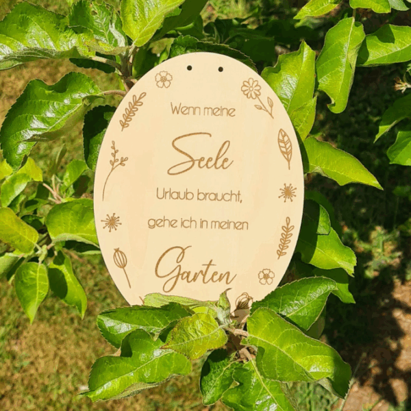SVG Laserdatei Holzscheiben Garten Gartenliebe Blumen Gravur SVG Datei – Bild 10
