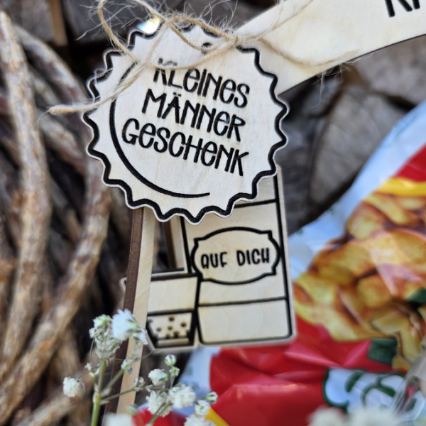 3 mm und 4 mm BIERGARTEN Kräutergarten Männer Geschenkbox Geschenkkorb Geschenk Vatertag Opa Mann SVG Laserdatei Laserfile Lasercut – Bild 6