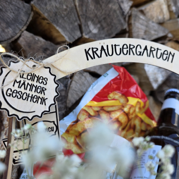 3 mm und 4 mm BIERGARTEN Kräutergarten Männer Geschenkbox Geschenkkorb Geschenk Vatertag Opa Mann SVG Laserdatei Laserfile Lasercut – Bild 24