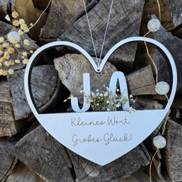 8 Designs Herzen zum Aufhängen und füllen mit Blumen oder Geld Hochzeit Muttertag Dankeschön Freundschaft Mama Oma Danke SVG Laserdatei Lasercut – Bild 18