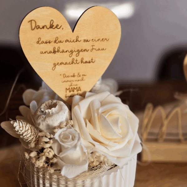 SVG Laserdatei Klötzchenschriftzug Mama Oma inkl Steckern Muttertag Mutterliebe SVG Datei – Bild 4