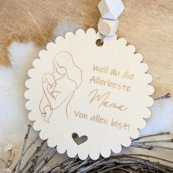 SVG Laserdatei Holzscheiben Mama Muttertag Mutterliebe für Kränze Wanddeko Gravur SVG Datei – Bild 16