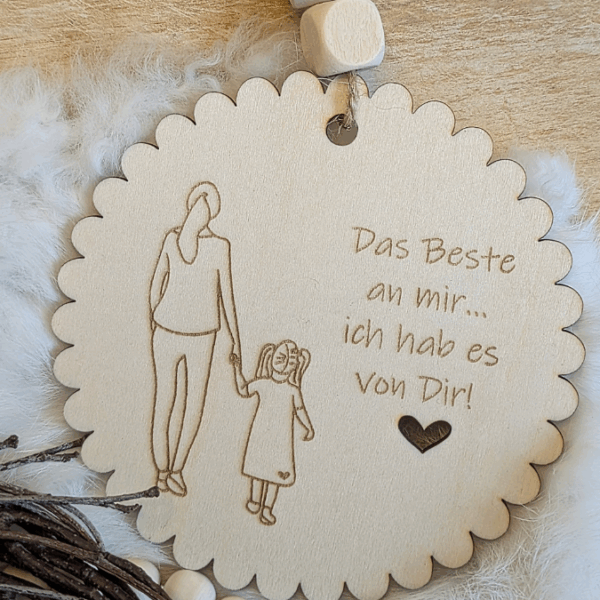 SVG Laserdatei Holzscheiben Mama Muttertag Mutterliebe für Kränze Wanddeko Gravur SVG Datei – Bild 17