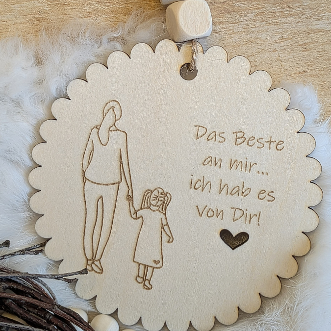 SVG Laserdatei Holzscheiben Mama Muttertag Mutterliebe für Kränze Wanddeko Gravur SVG Datei – Bild 17