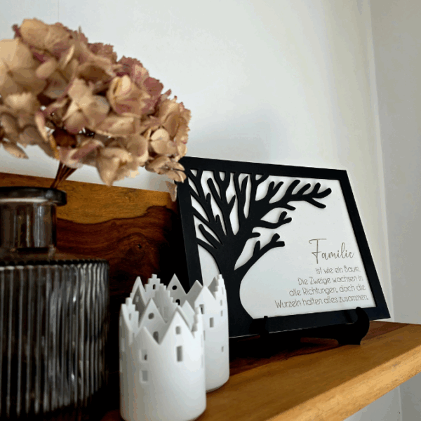 SVG Laserdatei Bild Aufsteller Familienbild mit Ständer Bilderrahmen 3d effekt 2 lagig Mama Muttertag Vatertag Mama Papa Oma Opa SVG Datei – Bild 16