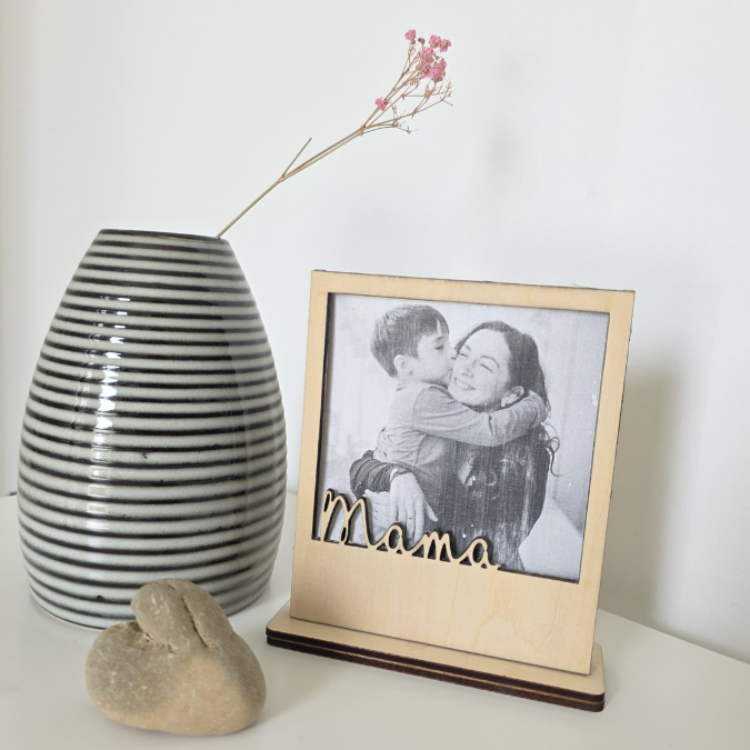 SVG Laserdatei Retrorahmen Vintagerahmen mit Ständer für 3mm und 4mm Holz Muttertag Vatertag Mama Papa Familie SVG Datei – Bild 10