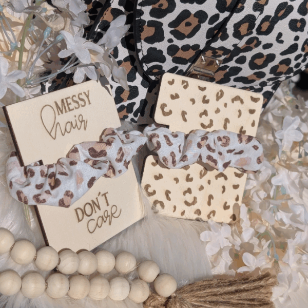 SVG Laserdatei Scrunchie Halter Verpackung für Haargummis Scrunchies 6 Designs Geschenkidde für Mama Freundin Frauen SVG-Datei – Bild 4