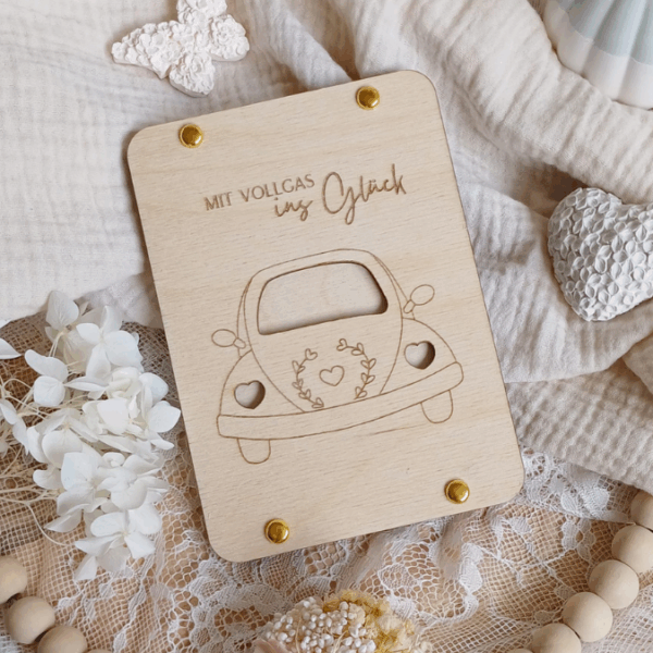 SVG Laserdatei Hochzeit Geldgeschenk Verpackung für Geld 5 Designs Gutscheinkarten SVG-Datei – Bild 22