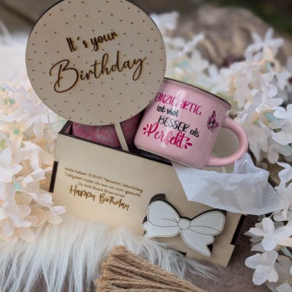 3 mm und 4 mm Geburtstags Geschenkbox Geschenk für Kleinigkeiten mit vielen Gravuren, Steckern und Dekomöglichkeiten SVG Laserdatei Laserfile Lasercut – Bild 13