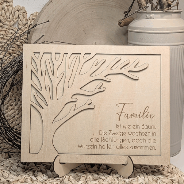 SVG Laserdatei Bild Aufsteller Familienbild mit Ständer Bilderrahmen 3d effekt 2 lagig Mama Muttertag Vatertag Mama Papa Oma Opa SVG Datei – Bild 17