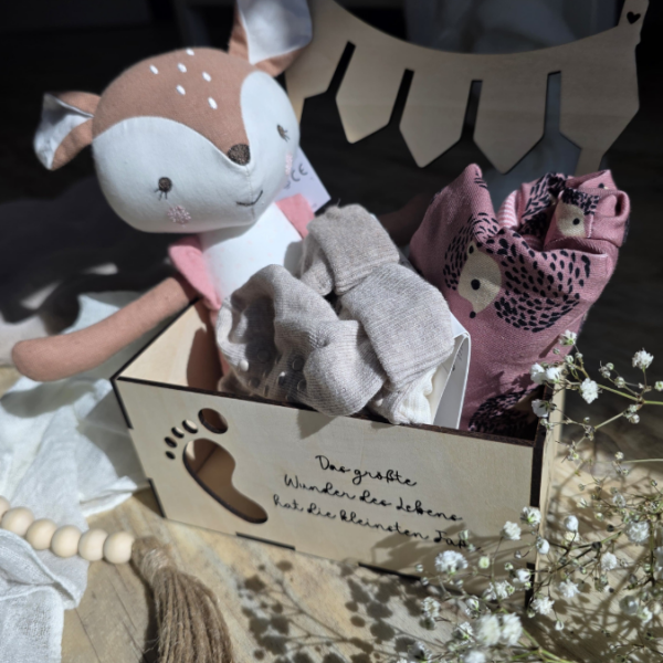 3 mm und 4 mm Baby Geschenkbox Geschenk zur Geburt teilweise beleuchtbar für Kleinigkeiten SVG Laserdatei Laserfile Lasercut – Bild 23