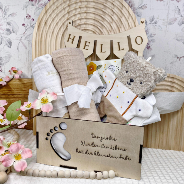 3 mm und 4 mm Baby Geschenkbox Geschenk zur Geburt teilweise beleuchtbar für Kleinigkeiten SVG Laserdatei Laserfile Lasercut – Bild 7