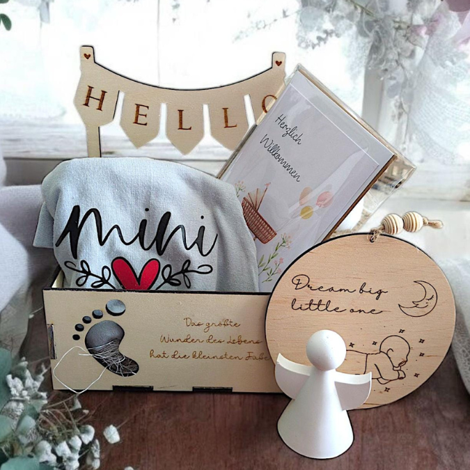 3 mm und 4 mm Baby Geschenkbox Geschenk zur Geburt teilweise beleuchtbar für Kleinigkeiten SVG Laserdatei Laserfile Lasercut – Bild 32