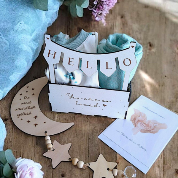 3 mm und 4 mm Baby Geschenkbox Geschenk zur Geburt teilweise beleuchtbar für Kleinigkeiten SVG Laserdatei Laserfile Lasercut – Bild 33