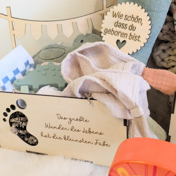 3 mm und 4 mm Baby Geschenkbox Geschenk zur Geburt teilweise beleuchtbar für Kleinigkeiten SVG Laserdatei Laserfile Lasercut – Bild 27