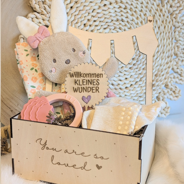 3 mm und 4 mm Baby Geschenkbox Geschenk zur Geburt teilweise beleuchtbar für Kleinigkeiten SVG Laserdatei Laserfile Lasercut – Bild 29