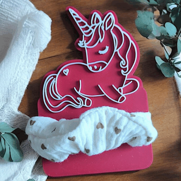 STL 3D Druck Datei 5er Set Scrunchie Halter für Haargummis Mädchen3D-Druck Datei Scrunchies – Bild 5
