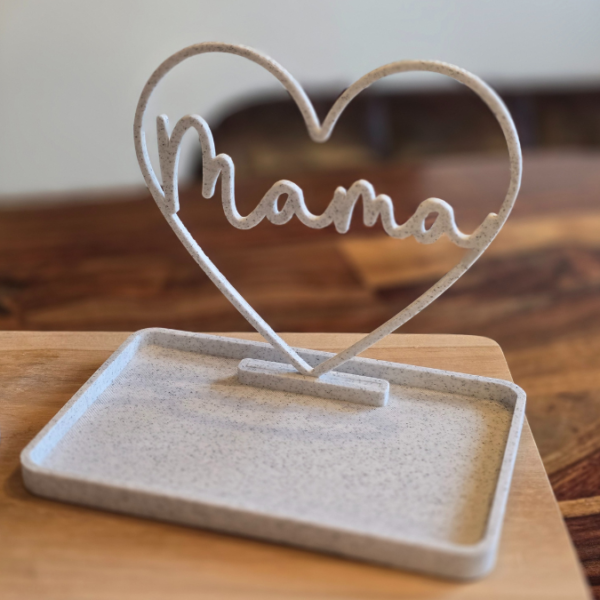 STL 3D-Druck Datei 2er Set Dekoteller Einschieber Rechteckig mit 3 Herzeinschiebern "Mama Oma & Alles Liebe" Maße Teller ca 150x100mm – Bild 14