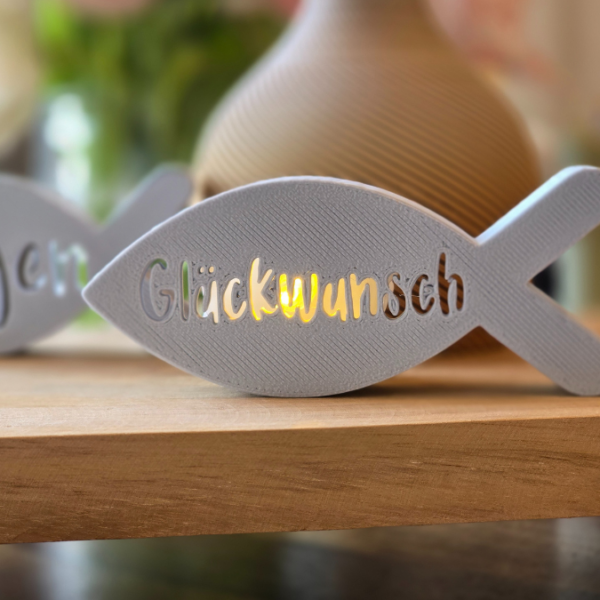 STL 3D Druck Datei Fische Leuchtfische Tischdeko kirchlich Kirche Taufe Konfirmation Kommunion Segen  3D-Druck Datei – Bild 7