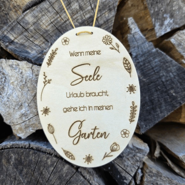 SVG Laserdatei Holzscheiben Garten Gartenliebe Blumen Gravur SVG Datei – Bild 15