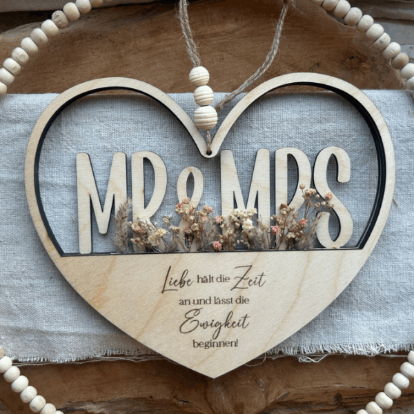 8 Designs Herzen zum Aufhängen und füllen mit Blumen oder Geld Hochzeit Muttertag Dankeschön Freundschaft Mama Oma Danke SVG Laserdatei Lasercut – Bild 4