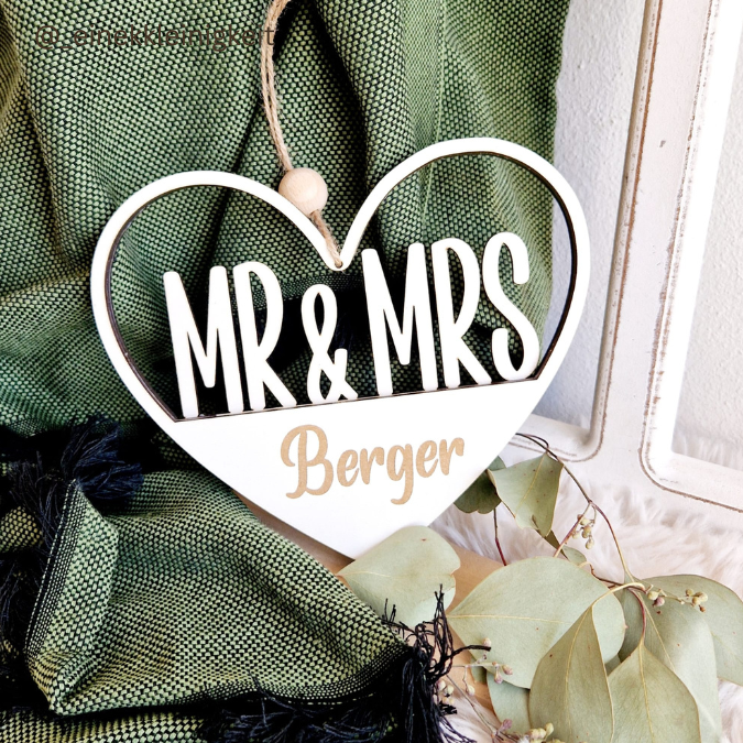 8 Designs Herzen zum Aufhängen und füllen mit Blumen oder Geld Hochzeit Muttertag Dankeschön Freundschaft Mama Oma Danke SVG Laserdatei Lasercut – Bild 6