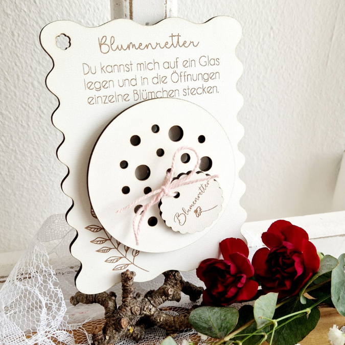 SVG Laserdatei BLUMENRETTER inkl Verpackung und Geschenkanhänger Blumenliebe Geschenkidee Laser SVG Datei – Bild 22