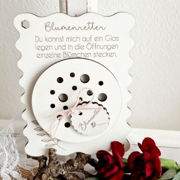 SVG Laserdatei BLUMENRETTER inkl Verpackung und Geschenkanhänger Blumenliebe Geschenkidee Laser SVG Datei – Bild 23