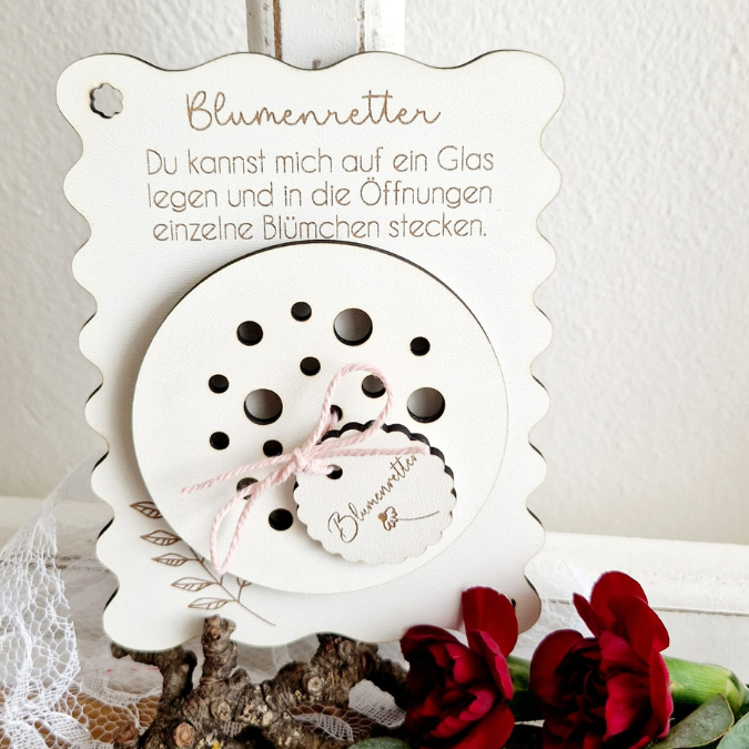 SVG Laserdatei BLUMENRETTER inkl Verpackung und Geschenkanhänger Blumenliebe Geschenkidee Laser SVG Datei – Bild 23