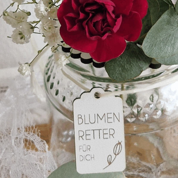 SVG Laserdatei BLUMENRETTER inkl Verpackung und Geschenkanhänger Blumenliebe Geschenkidee Laser SVG Datei – Bild 21