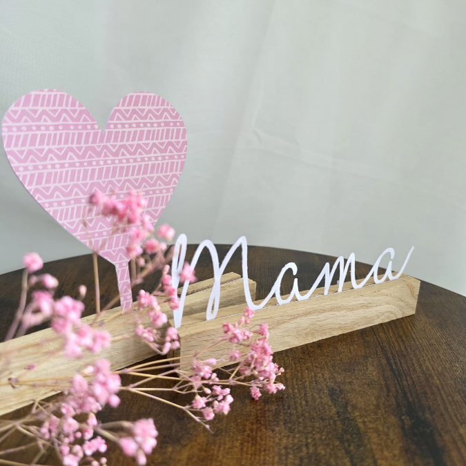 SVG Laserdatei Klötzchenschriftzug Mama Oma inkl Steckern Muttertag Mutterliebe SVG Datei – Bild 8