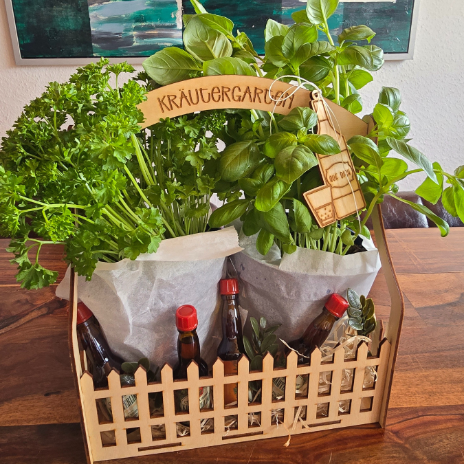 3 mm und 4 mm BIERGARTEN Kräutergarten Männer Geschenkbox Geschenkkorb Geschenk Vatertag Opa Mann SVG Laserdatei Laserfile Lasercut – Bild 17