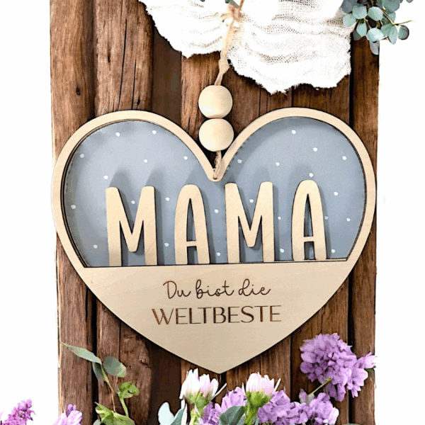 8 Designs Herzen zum Aufhängen und füllen mit Blumen oder Geld Hochzeit Muttertag Dankeschön Freundschaft Mama Oma Danke SVG Laserdatei Lasercut – Bild 11