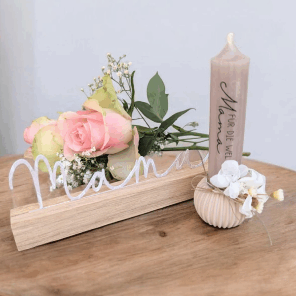 SVG Laserdatei Klötzchenschriftzug Mama Oma inkl Steckern Muttertag Mutterliebe SVG Datei – Bild 14