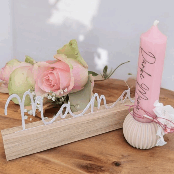 SVG Laserdatei Klötzchenschriftzug Mama Oma inkl Steckern Muttertag Mutterliebe SVG Datei – Bild 7