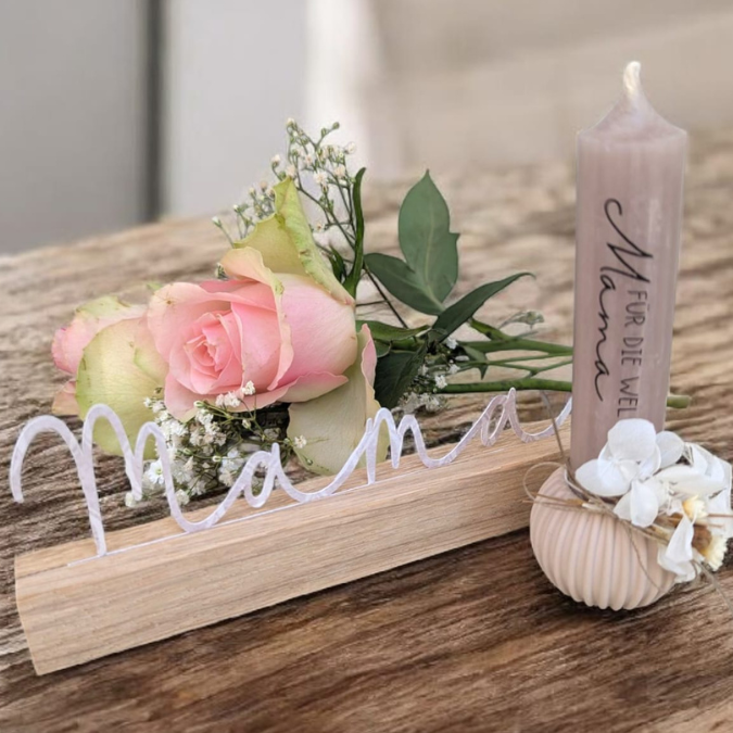 SVG Laserdatei Klötzchenschriftzug Mama Oma inkl Steckern Muttertag Mutterliebe SVG Datei – Bild 16
