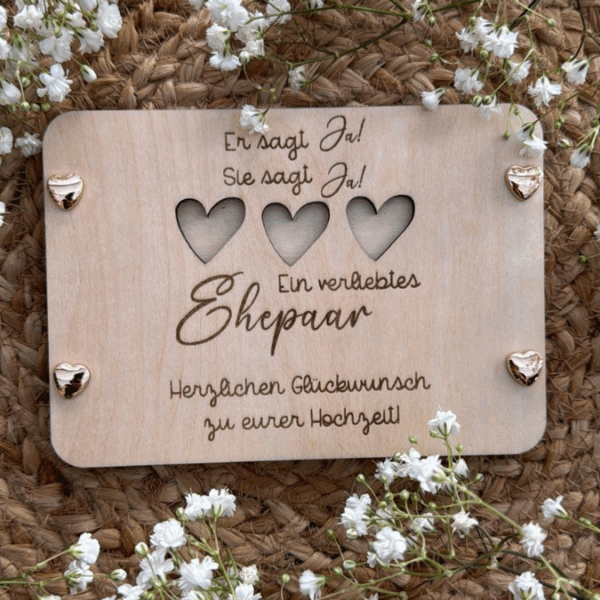 SVG Laserdatei Hochzeit Geldgeschenk Verpackung für Geld 5 Designs Gutscheinkarten SVG-Datei – Bild 4