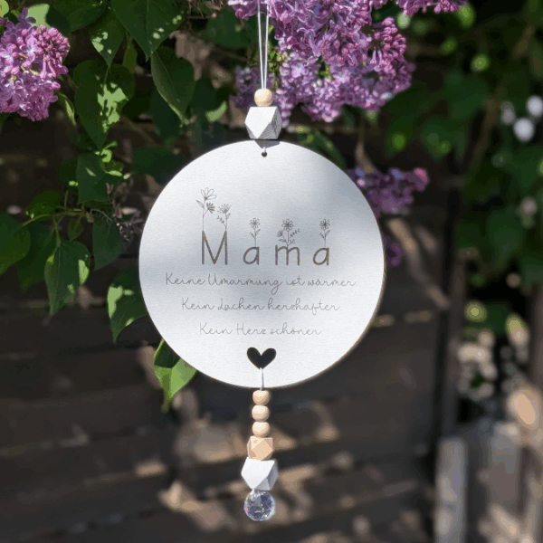 SVG Laserdatei Aufsteller 3mm und 4mm Herz und Holzscheiben Mama Muttertag Mutterliebe SVG Datei – Bild 19