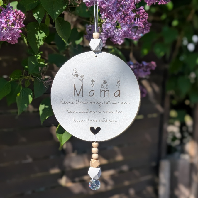 SVG Laserdatei Aufsteller 3mm und 4mm Herz und Holzscheiben Mama Muttertag Mutterliebe SVG Datei – Bild 19
