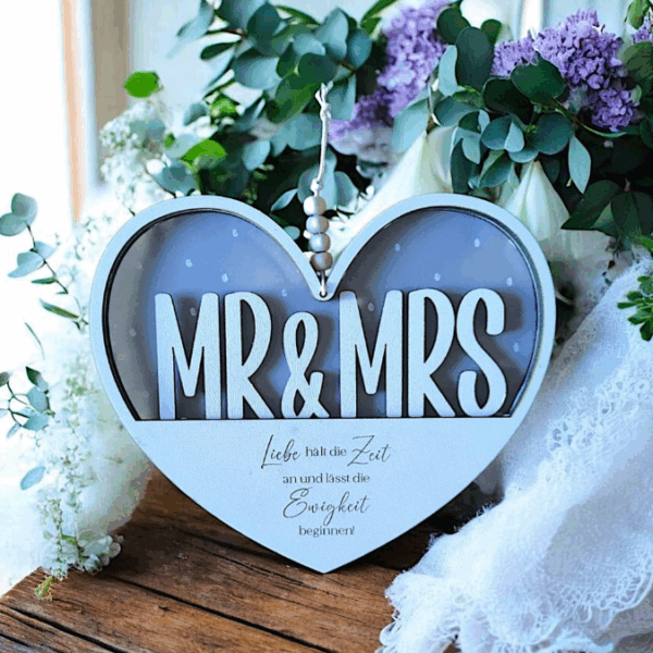 8 Designs Herzen zum Aufhängen und füllen mit Blumen oder Geld Hochzeit Muttertag Dankeschön Freundschaft Mama Oma Danke SVG Laserdatei Lasercut – Bild 14
