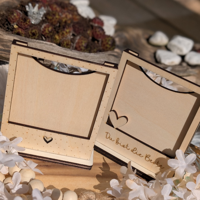 SVG Laserdatei Retrorahmen Vintagerahmen mit Ständer für 3mm und 4mm Holz Muttertag Vatertag Mama Papa Familie SVG Datei – Bild 14