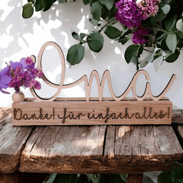 SVG Laserdatei Klötzchenschriftzug Mama Oma inkl Steckern Muttertag Mutterliebe SVG Datei – Bild 24