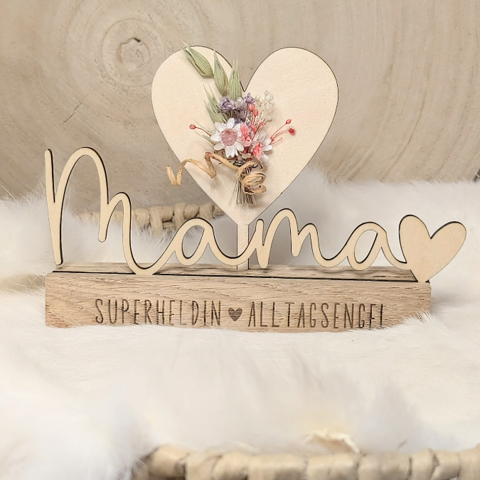 SVG Laserdatei Klötzchenschriftzug Mama Oma inkl Steckern Muttertag Mutterliebe SVG Datei – Bild 19